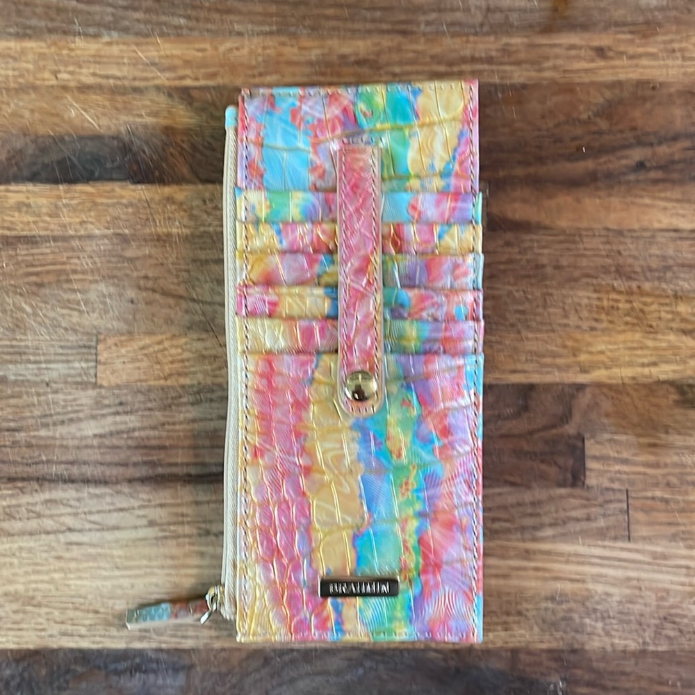 Brahmin Saltwater Taffy Card Holder like new